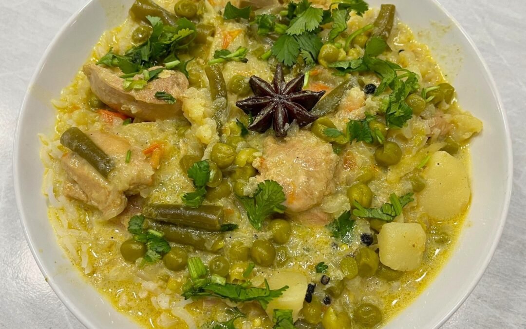 A Taste of Goa: Chicken Stew with Vegetables and Coconut Milk
